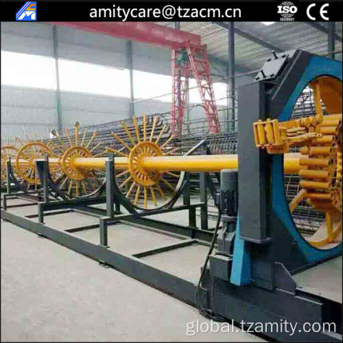 CNC reinforcing steel rebar cage machine for pile